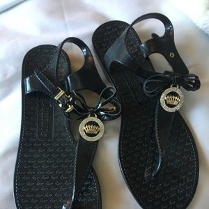 Juicy Couture Sling back Thong sandals